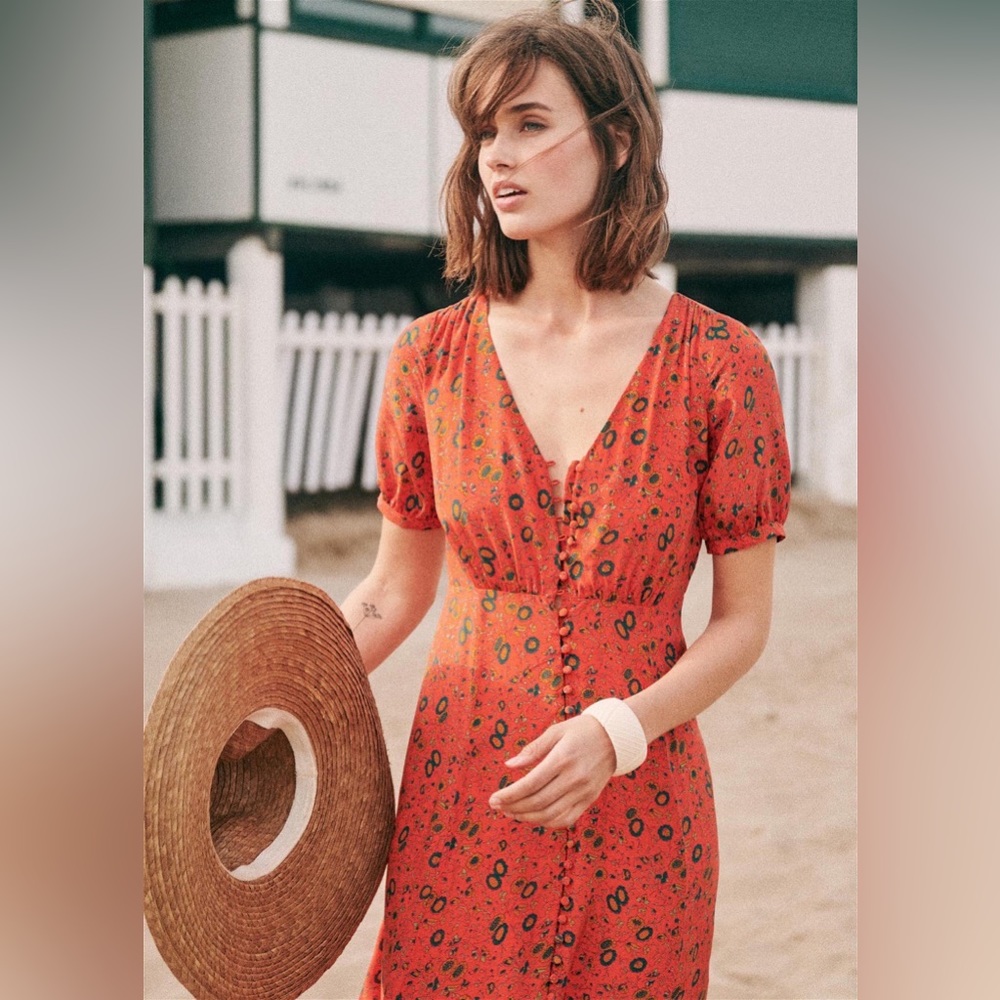 Sezane Sollie Dress. Size 2